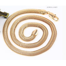 43085 мода прохладный 18k золото Змея ожерелье ювелирных изделий в сплав металла